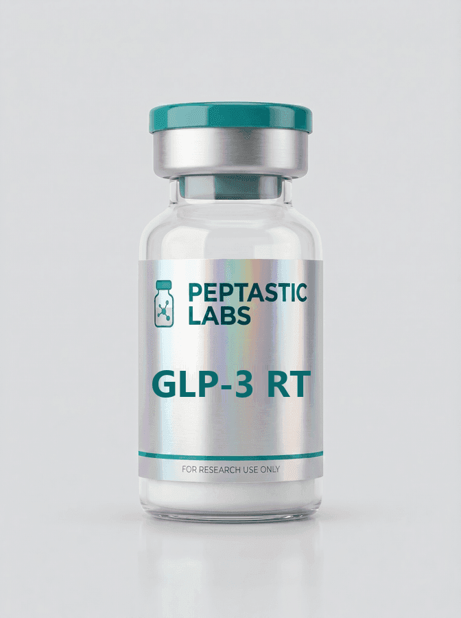 Peptastic Labs research vial: GLP-3 RT